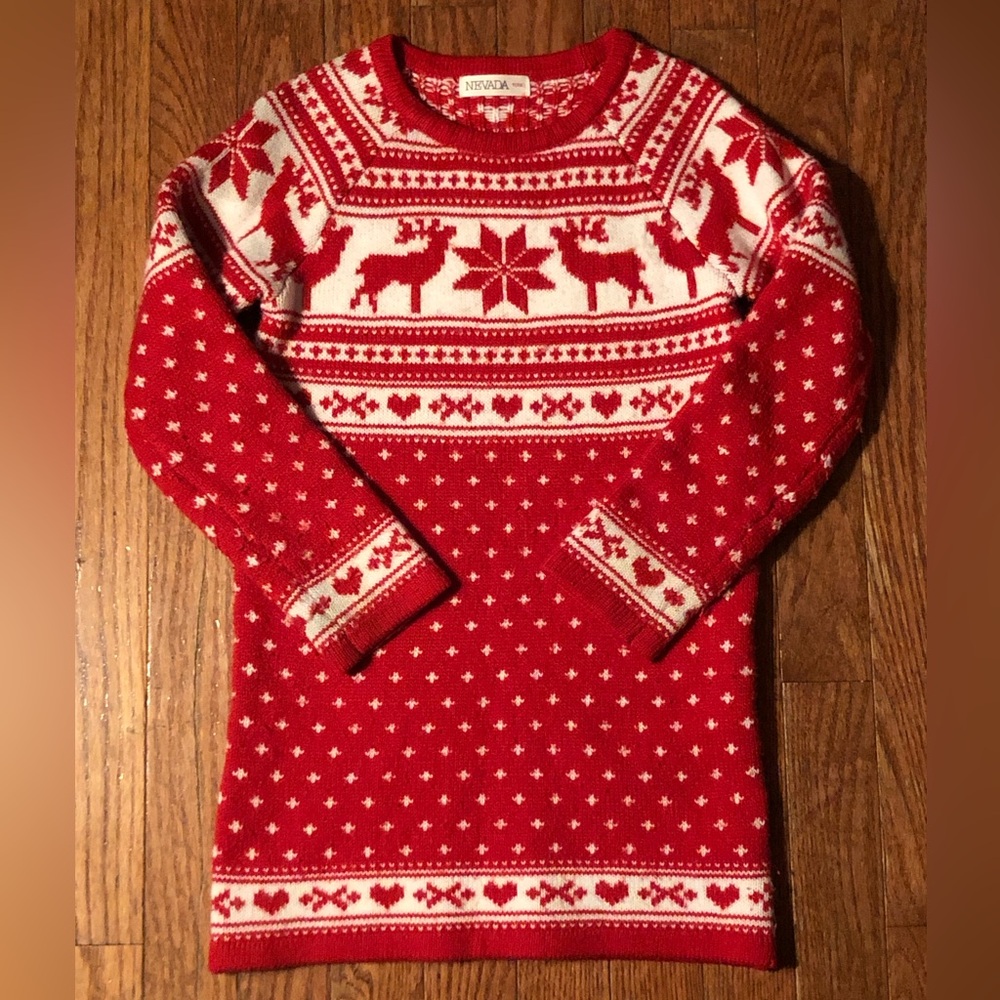 Nevada Holiday Sweater Dress